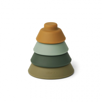 Jeu à empiler Sapin Walter - Vert mix Liewood