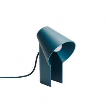 lampadaire bleu canard