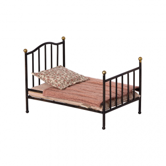 Lit de Souris Vintage Miniature - Anthracite Maileg