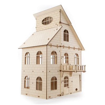 Maison de Poupée à construire Eco Wood Art