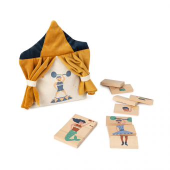 Jeu en bois Cirque Méli Mélo Nobodinoz