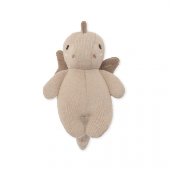 Mini doudou hochet Dragon - Rose Konges Slojd