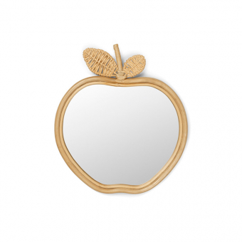 Miroir Pomme en rotin Ferm Living