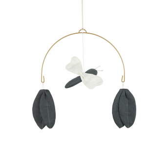 Mobile Libellule Lin Français - Green Blue Nobodinoz