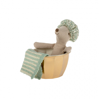 Souris Grande Soeur et sa tasse SPA Bien-Être Maileg