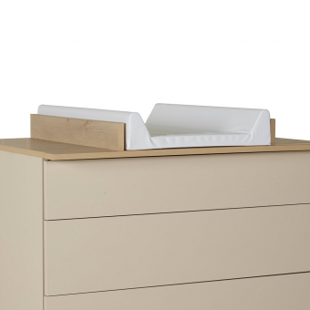 Plan à langer pour Commode Flow - Argile / Chêne Quax