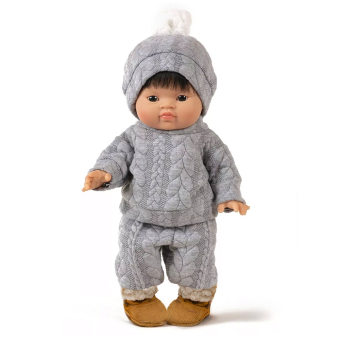 Poupon Gordis Jude et son ensemble Jacquard Minikane