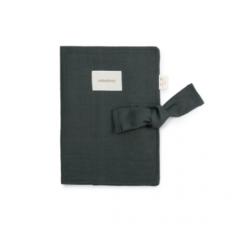 Protège Carnet de Santé A5 Lin Français - Green Blue Nobodinoz