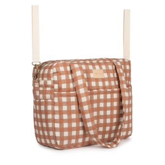 Sac à Langer pour Poussette Hyde Park - Carreaux Terracotta Nobodinoz