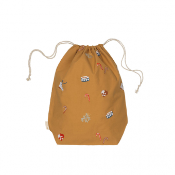 Sac Cadeaux Noël brodé Nostalgia Fabelab