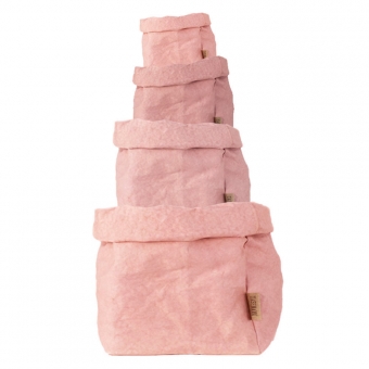 Sac en papier S, M, L ou XL - Rose Quartz Uashmama