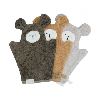 Set de 3 Gants Ours - Olive Mix Fabelab