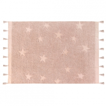 Tapis Hippy Stars - Vieux rose Lorena Canals