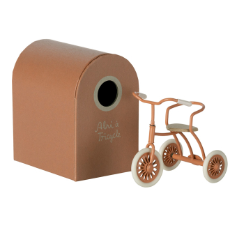 Tricycle Miniature et son abri - Corail Maileg