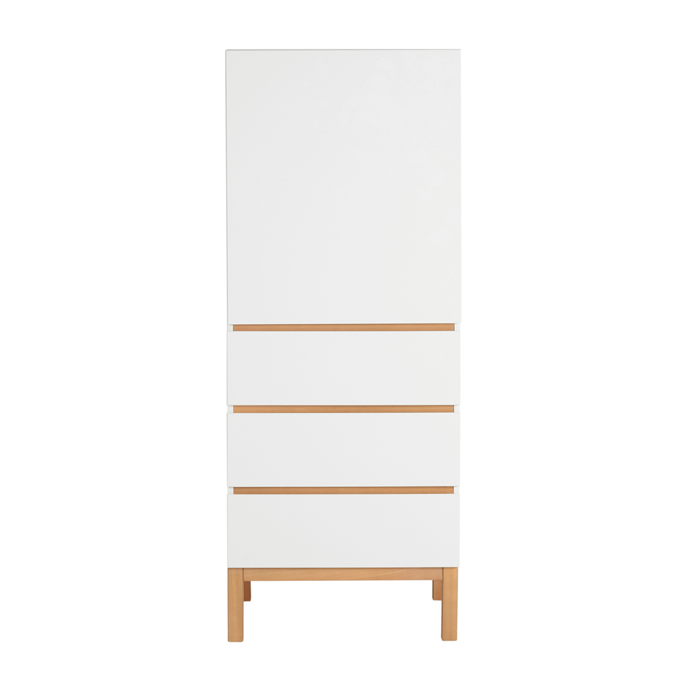 Armoire 1 porte Indigo - Blanc - Quax