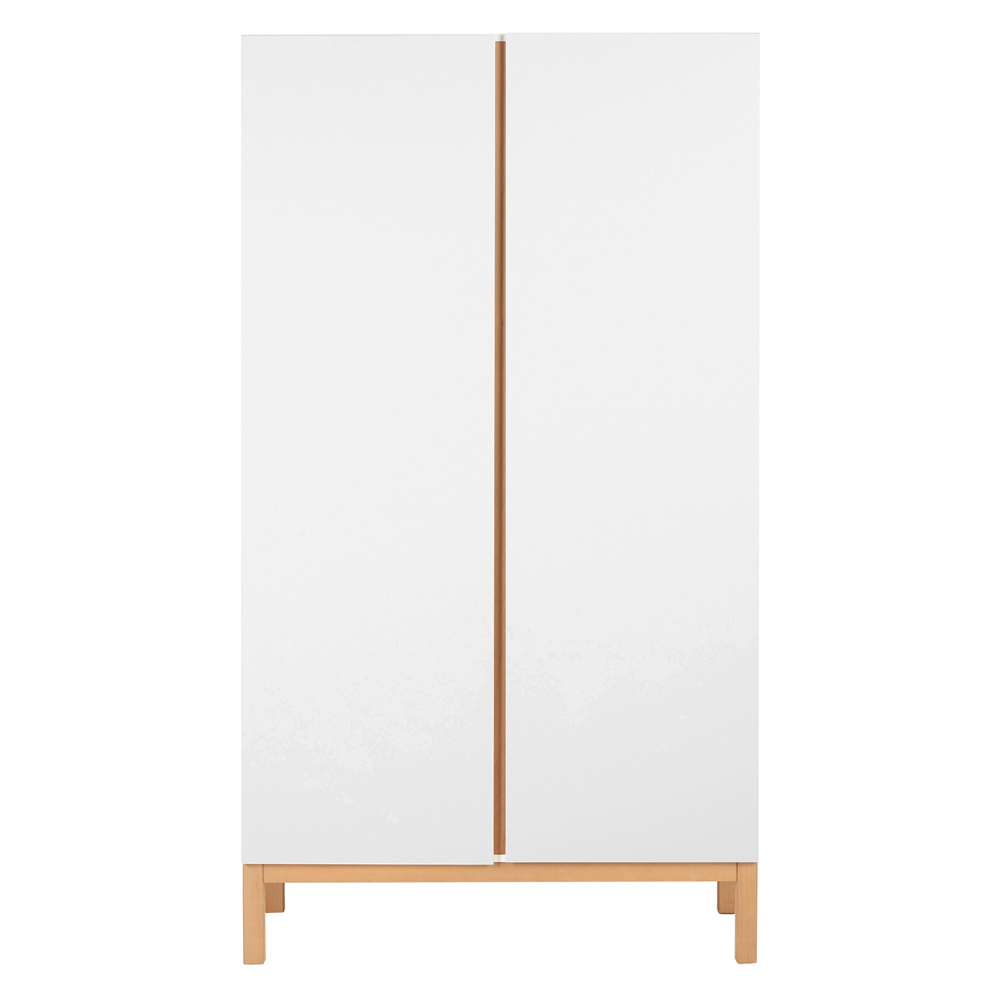Armoire 2 portes Indigo - Blanc - Quax