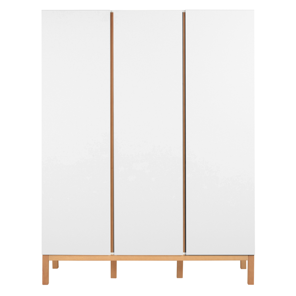 Armoire 3 portes Indigo - Blanc - Quax