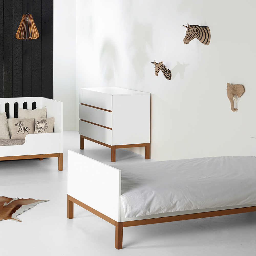 Lit enfant Indigo 90 x 200 - Blanc - Quax