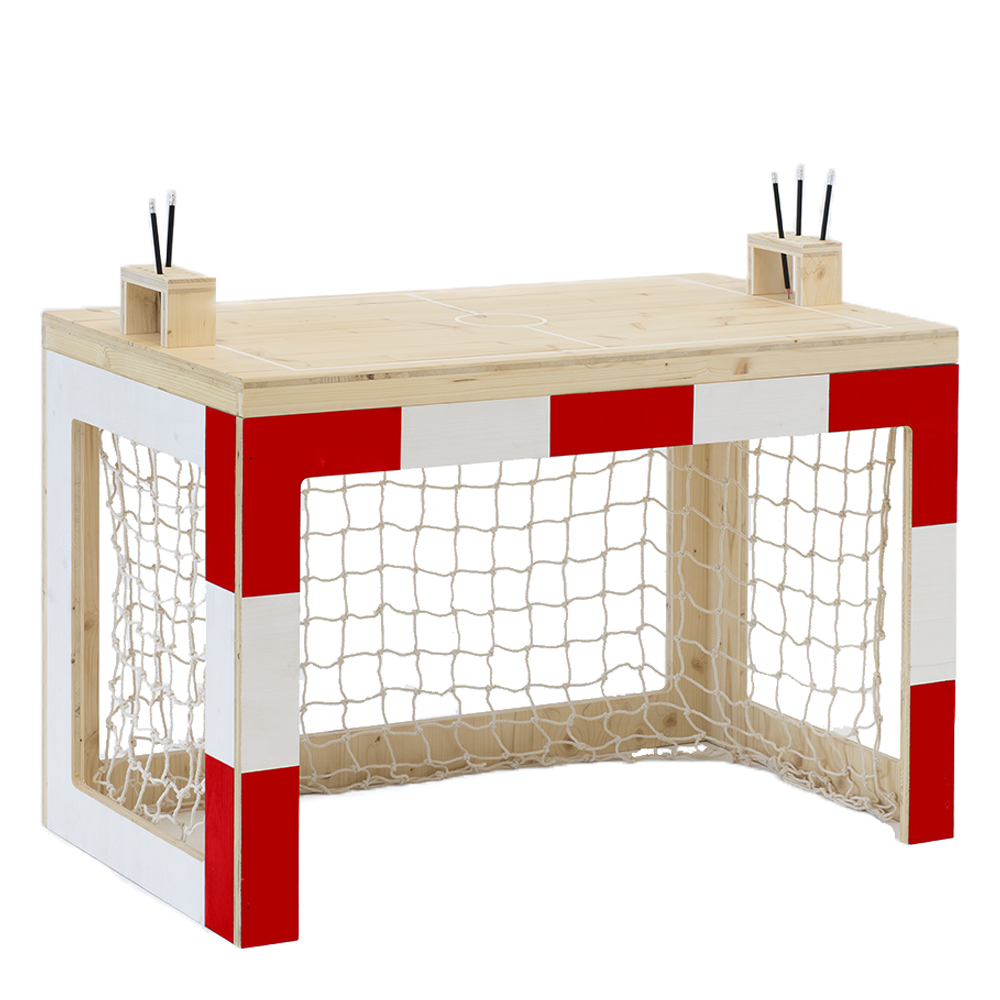 Bureau Cage de foot Jan - Rouge - XO In My Room