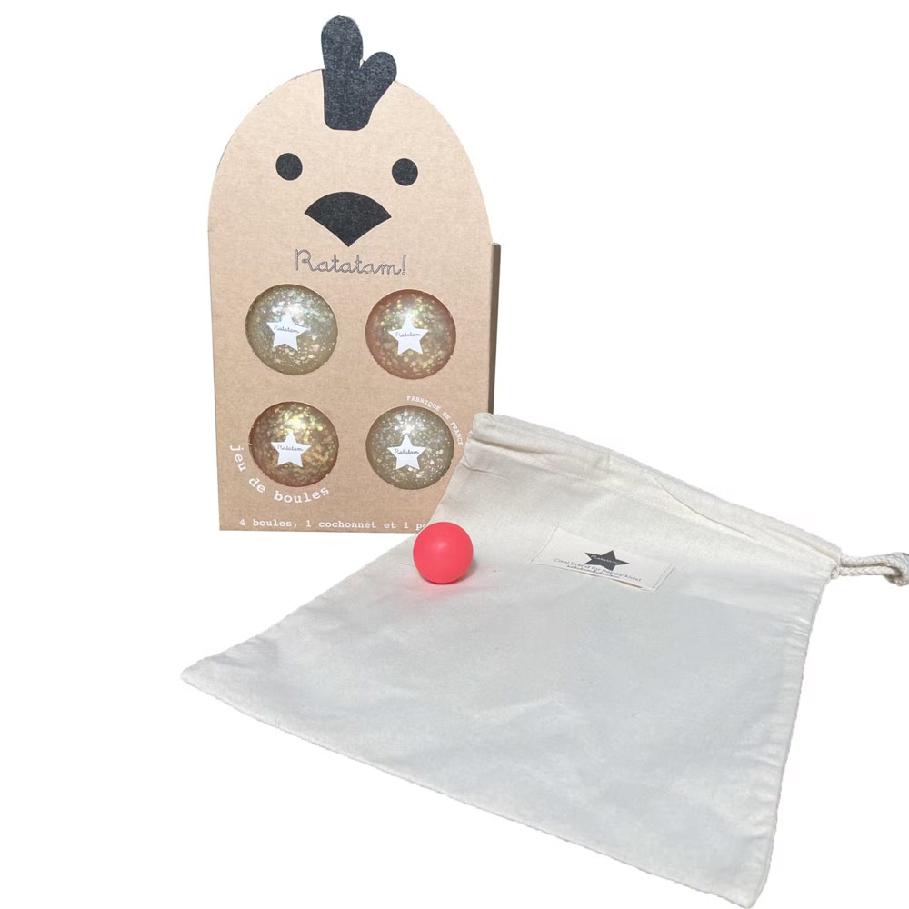 Jeu de boules Pailleté Ratatam