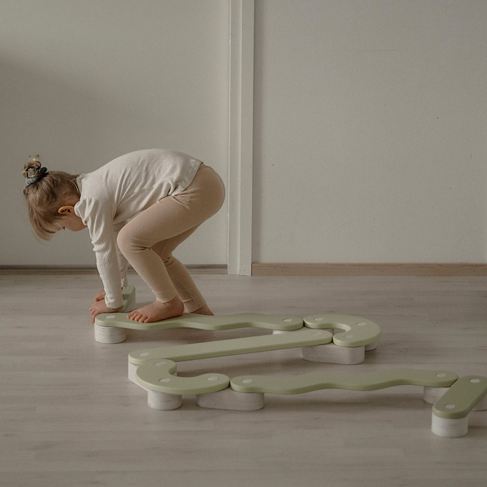 Poutres d'équilibre POLKU L - Sauge Fitwood