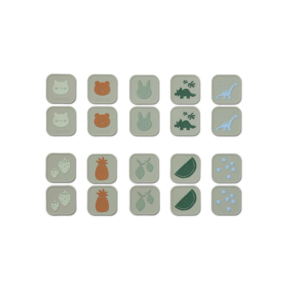 Jeu de Memory Easton - Bleu mix - Liewood