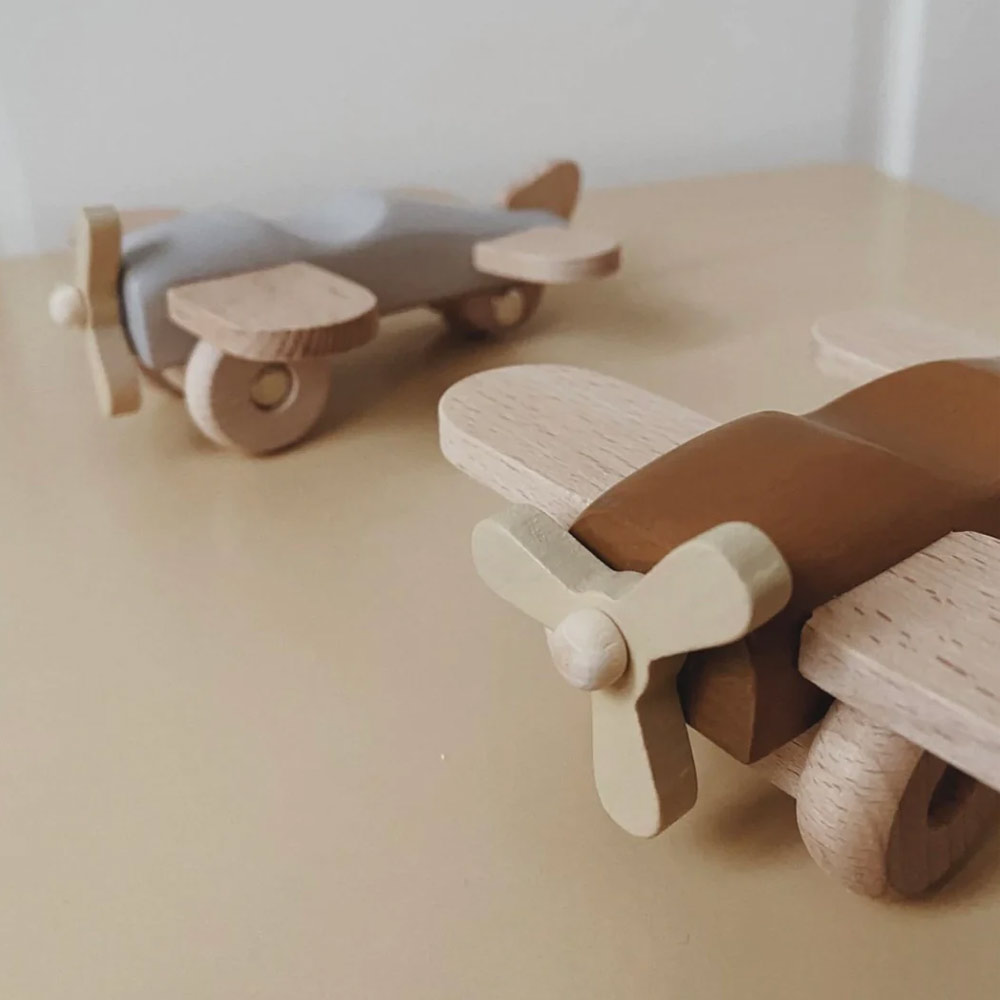 Avion en bois - Bleu Konges Slojd