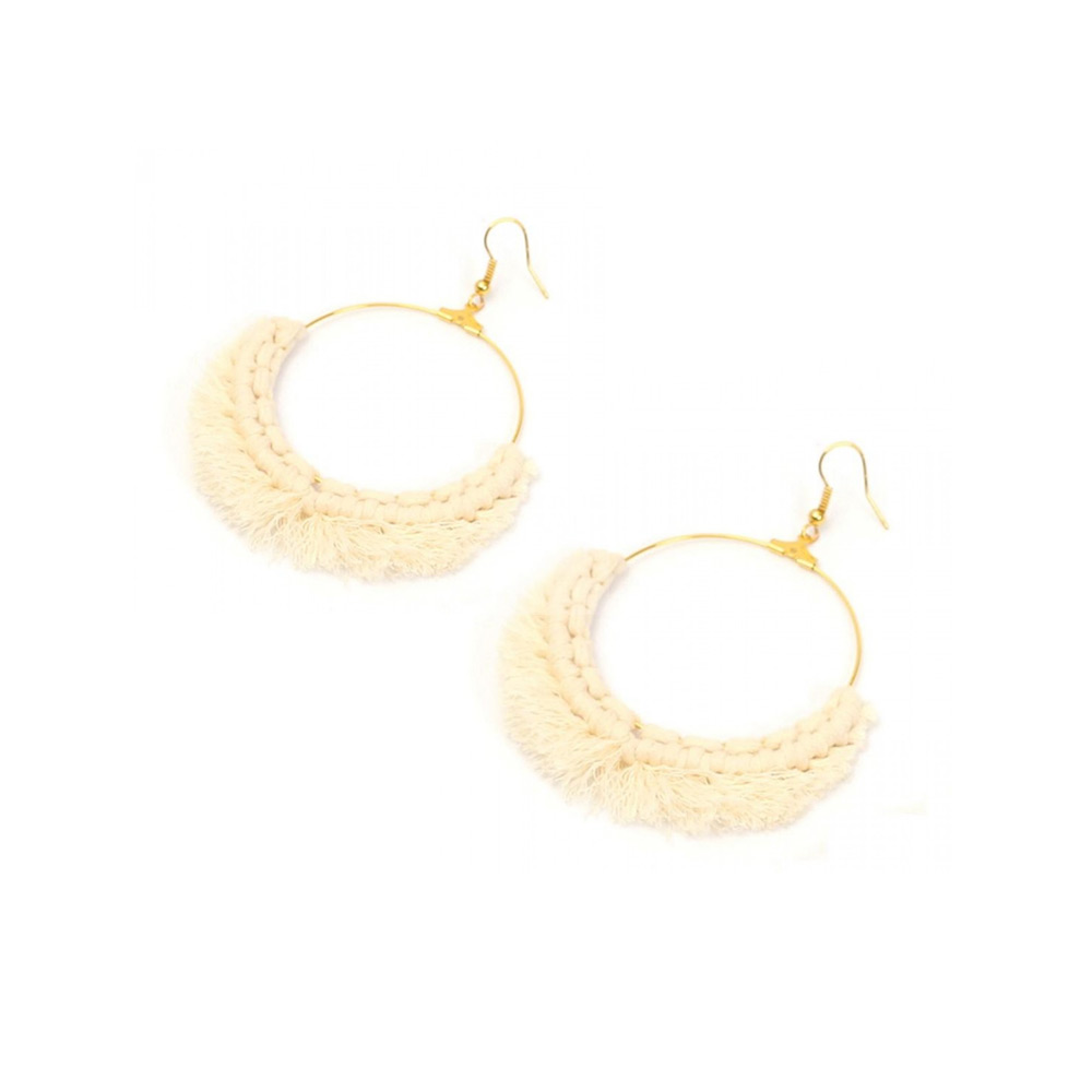 DIY Boucles d'oreille Macramé Graine Créative