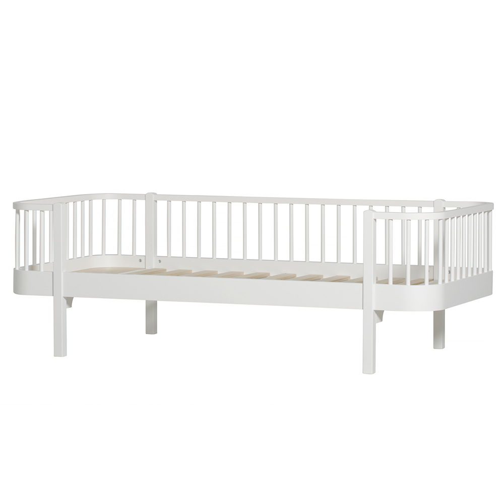 Lit banquette Wood - Blanc - Oliver Furniture