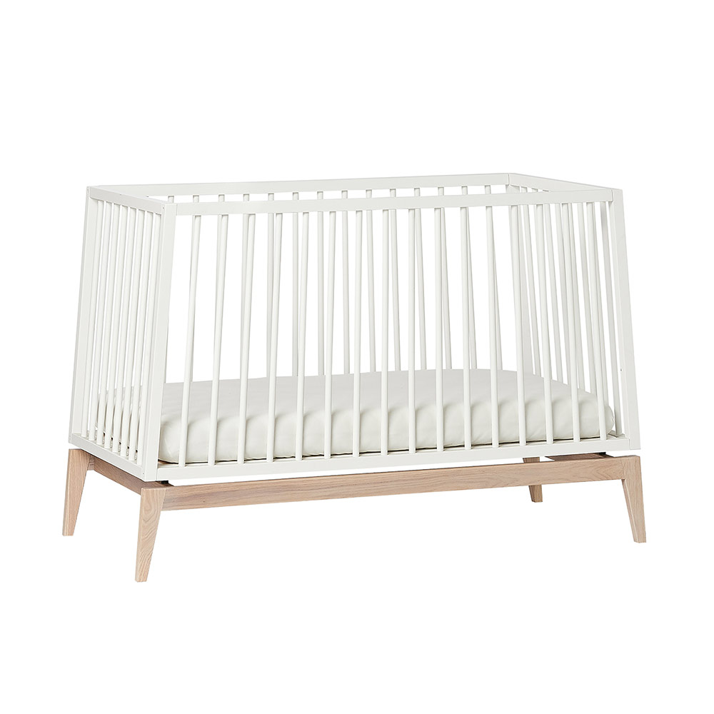Lit bébé Luna 60 x 120 cm - Blanc - Leander