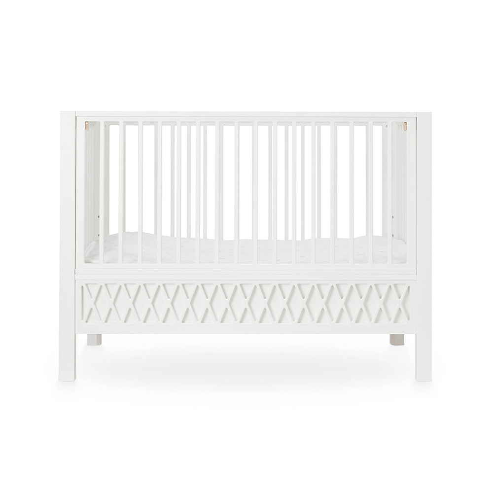 Lit Bebe A Barreaux 60 X 1 Harlequin Blanc Cam Cam Pour Chambre Enfant Les Enfants Du Design