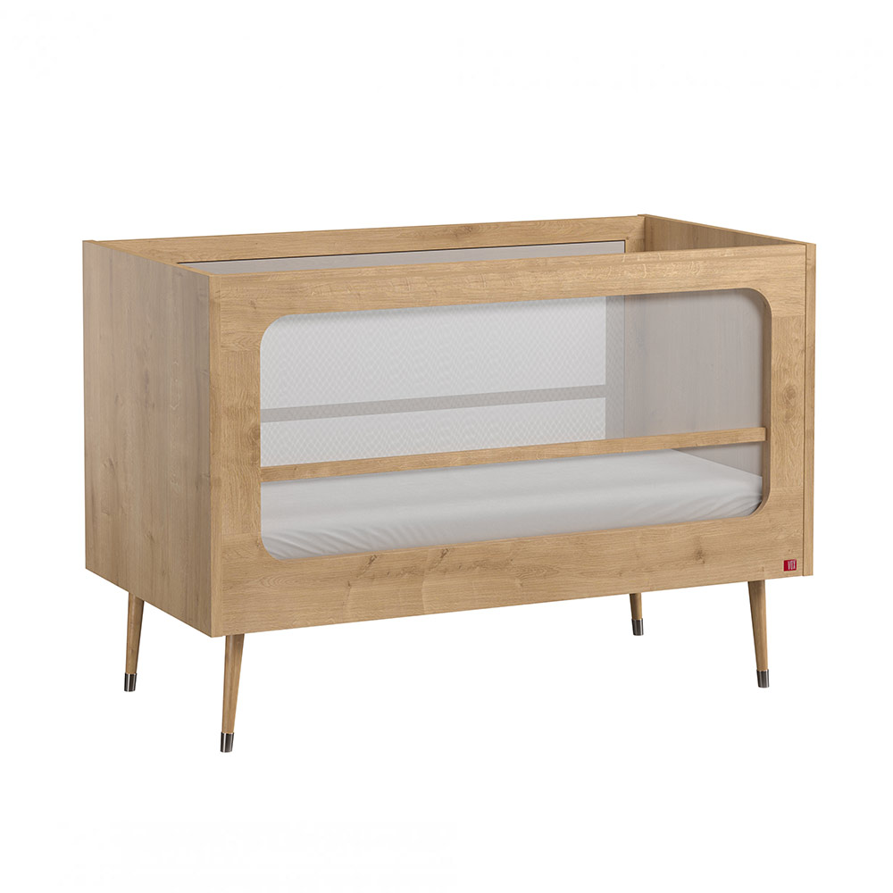 Lit bébé 60 x 120 Bosque - Chêne - Vox