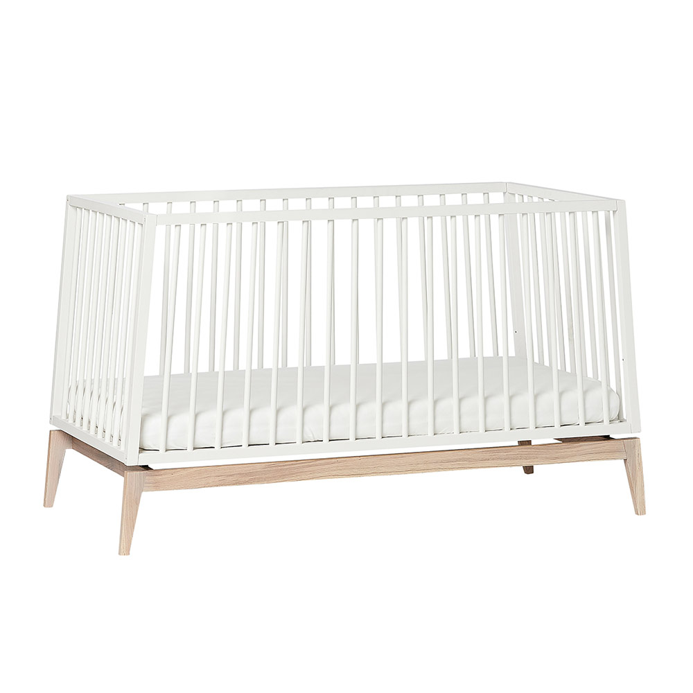 Lit bébé Luna 70 x 140 cm - Blanc - Leander
