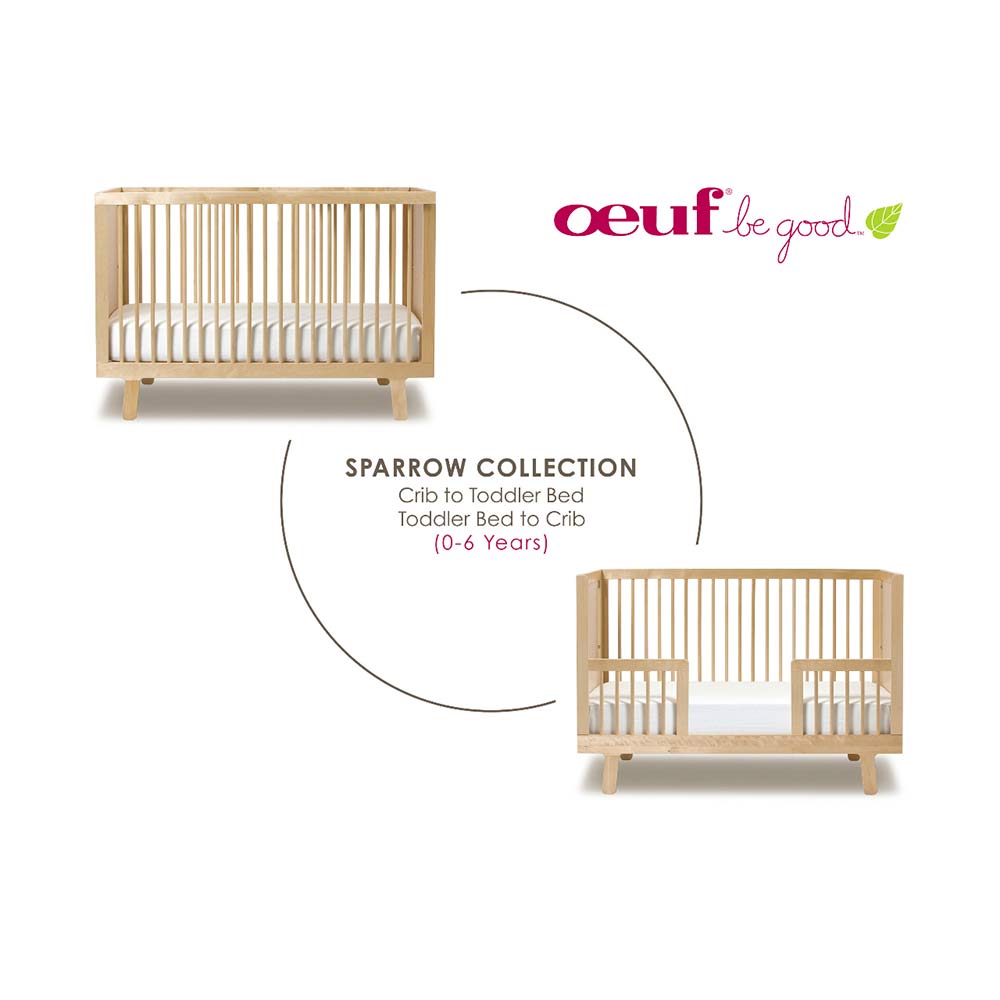 Lit bébé évolutif Sparrow - Noyer - Oeuf NYC