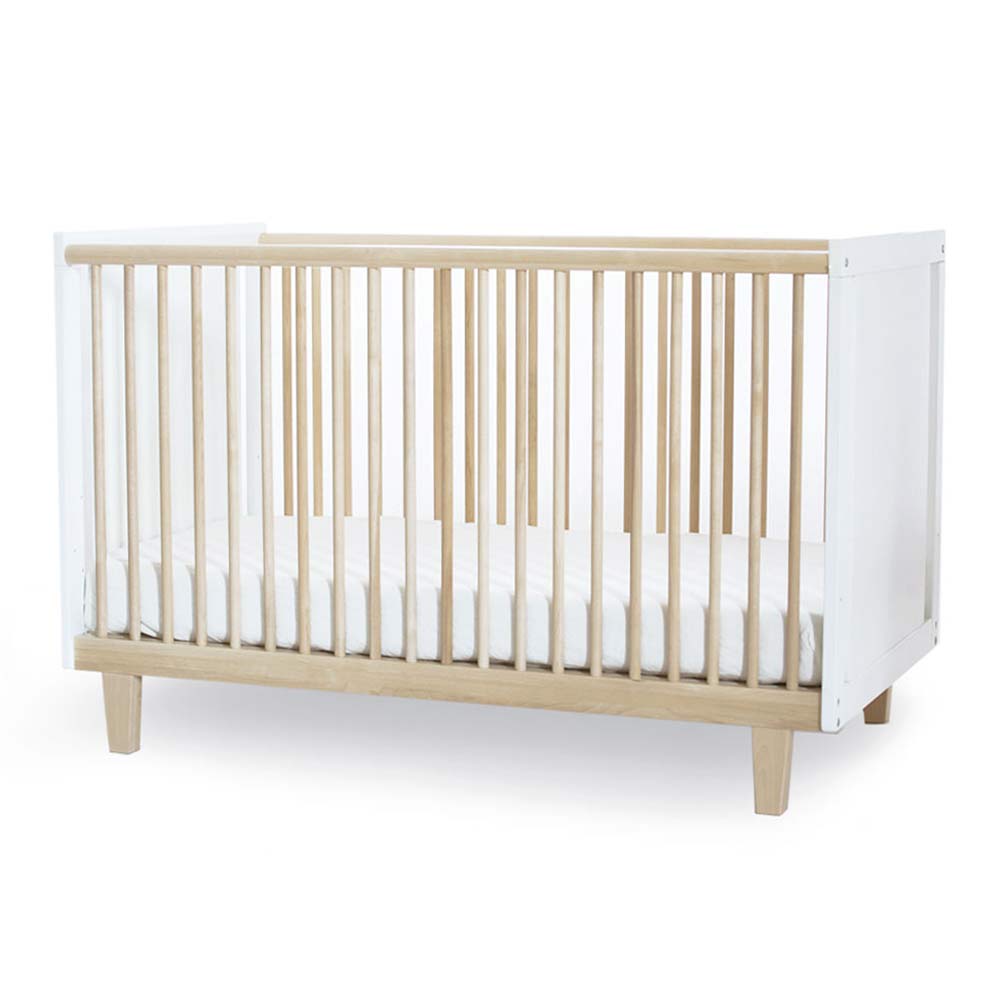 Lit bébé évolutif Rhea - Blanc/Bouleau - Oeuf NYC