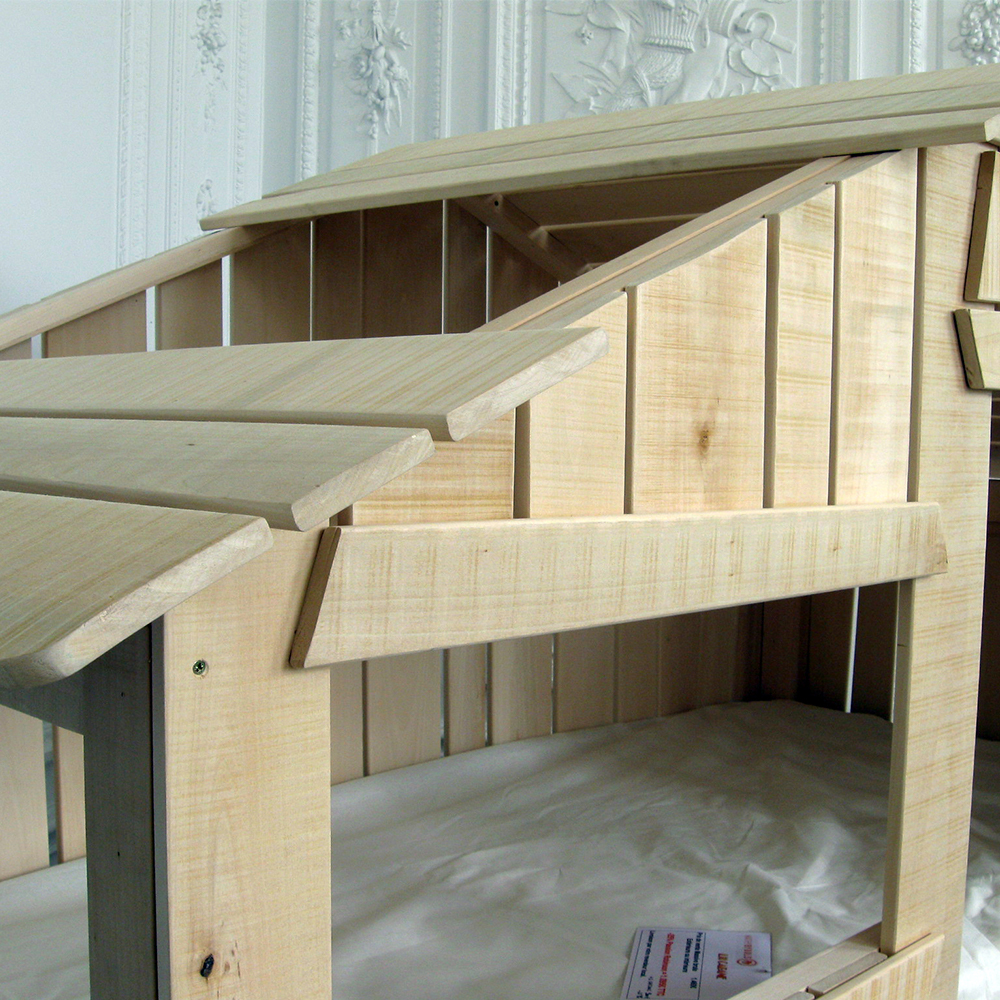 Lit Cabane Tilleul - Naturel - Mathy by Bols