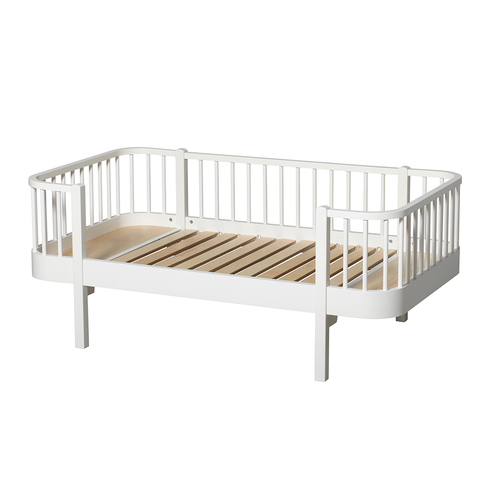Lit junior banquette Wood - Blanc - Oliver Furniture