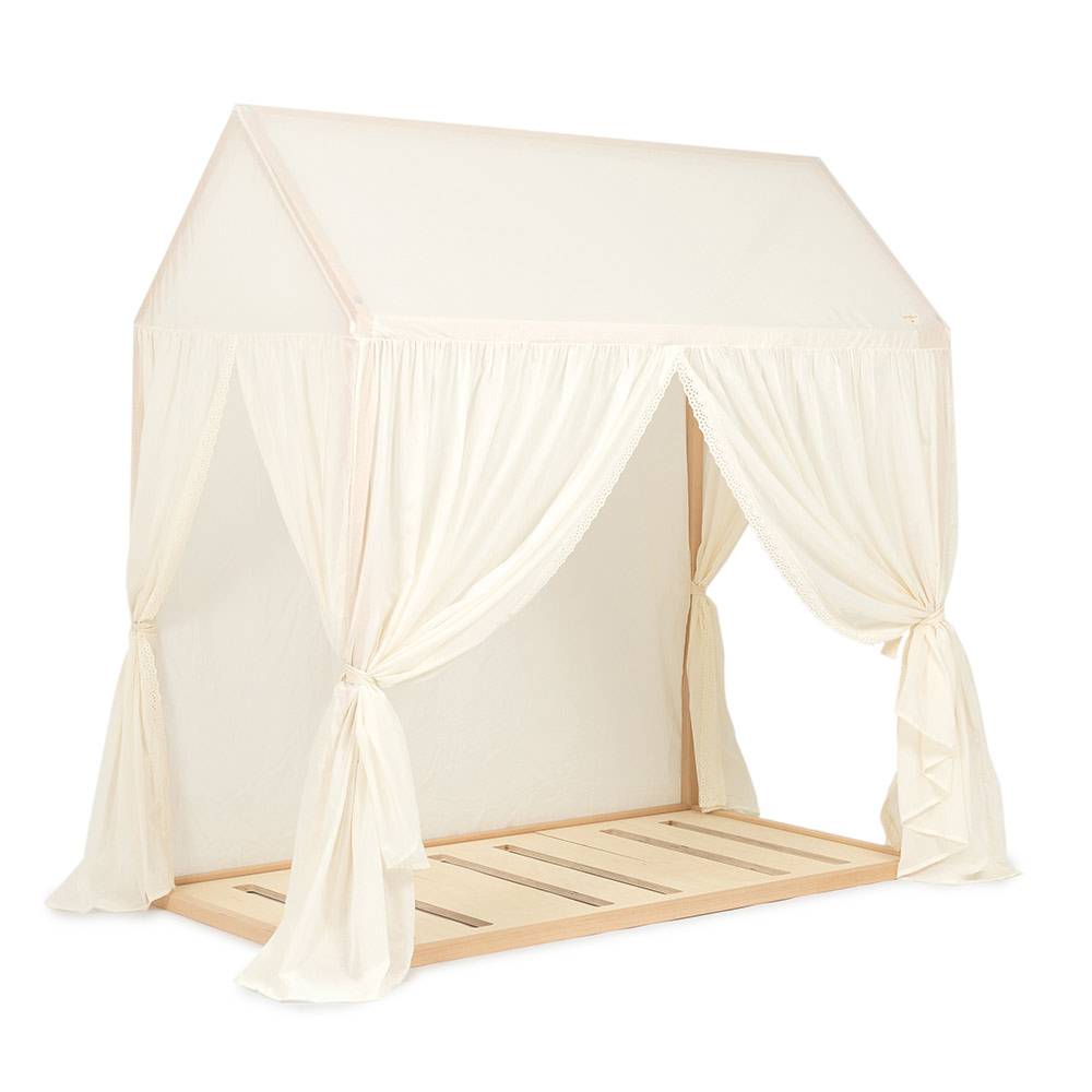 Lit junior Maison Dentelle Vera 70 x 140 - Naturel - Nobodinoz