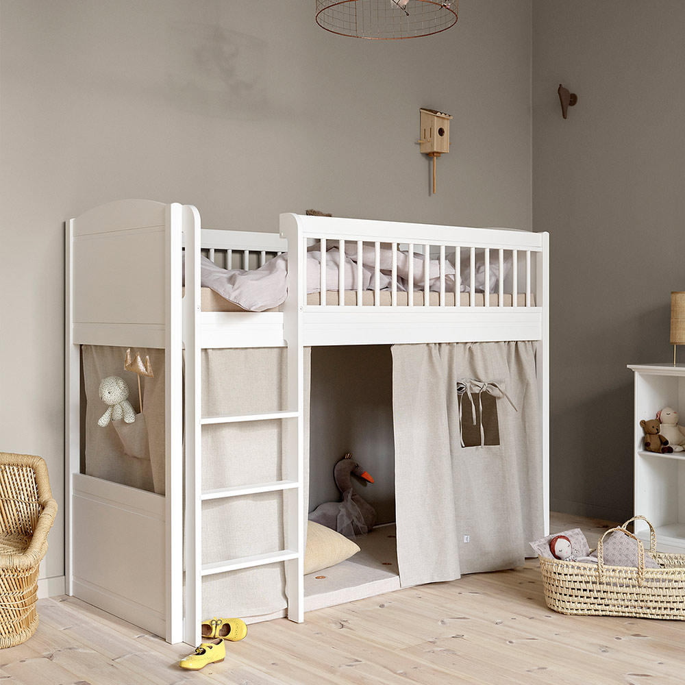 Lit junior mezzanine mi-haut Lille+ Seaside Oliver Furniture