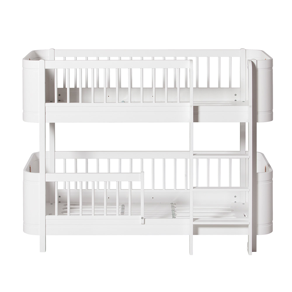Lit superposé junior Wood Mini+ - Blanc - Oliver Furniture