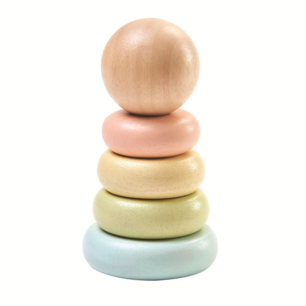 Ma première pyramide pastel - Plan Toys