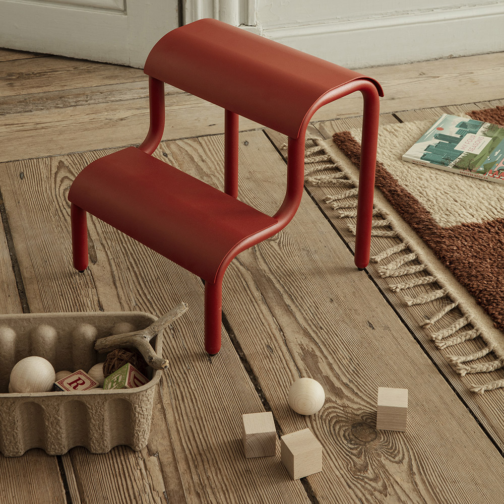 Tabouret Marche-pied Up Step - Rouge Ferm Living