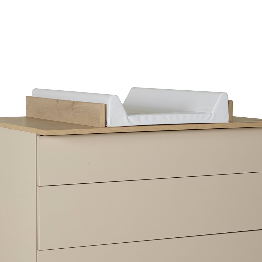 Matelas à langer bords hauts - Blanc - Quax