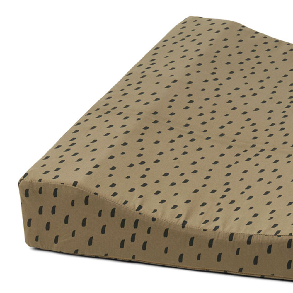 Matelas à langer Fritz Graphic Stroke - Kaki - Liewood