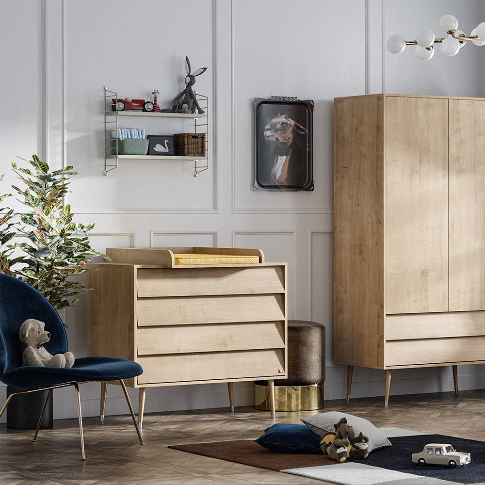 Matelas à langer Pure - Moutarde - Vox