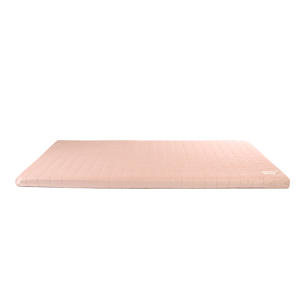 Matelas de sol Velours Zanzibar - Rose poudré - Nobodinoz