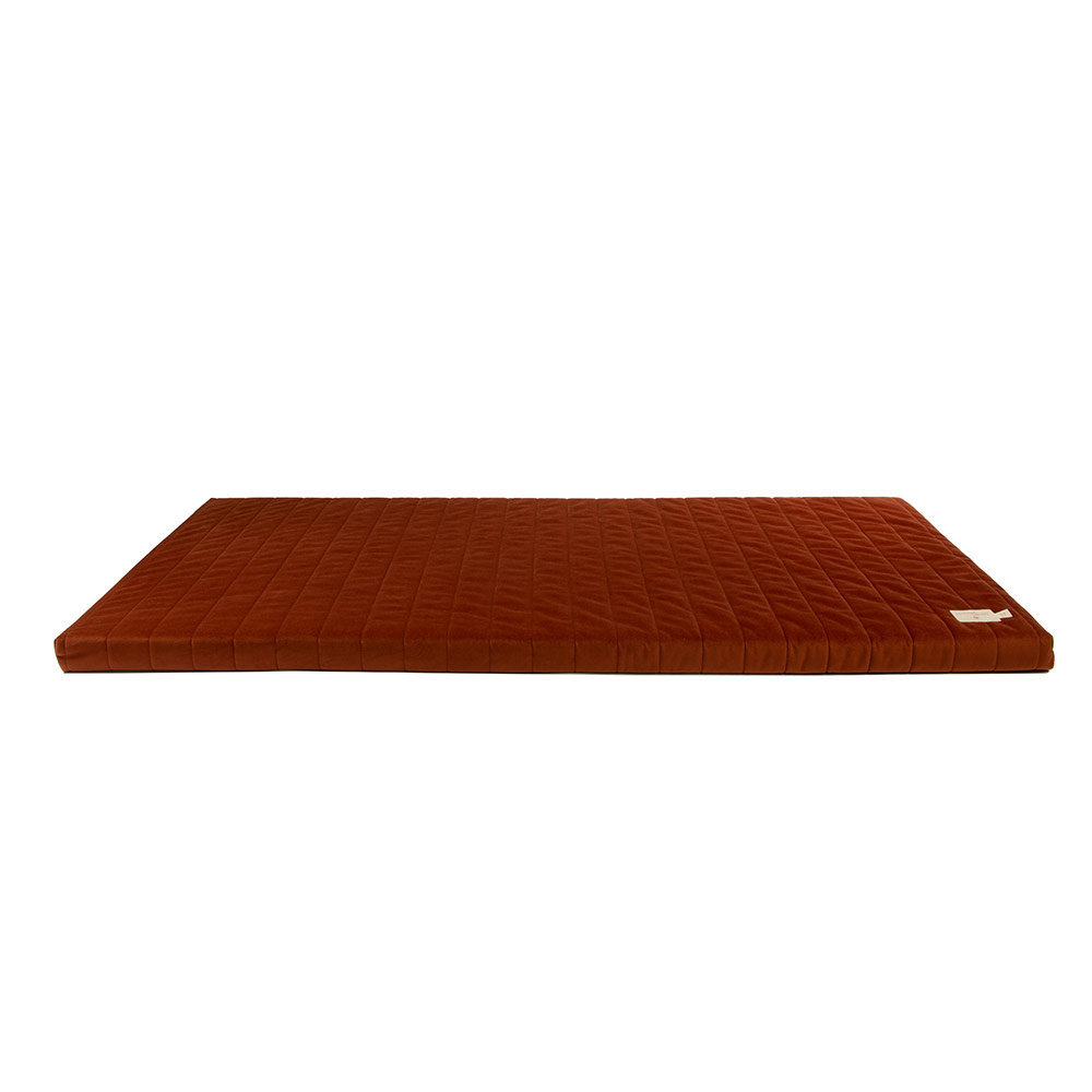 Matelas de sol Velours Zanzibar - Rouille - Nobodinoz