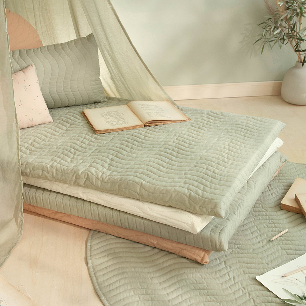 Matelas Monaco Pure Line - Vert Laurier - Nobodinoz