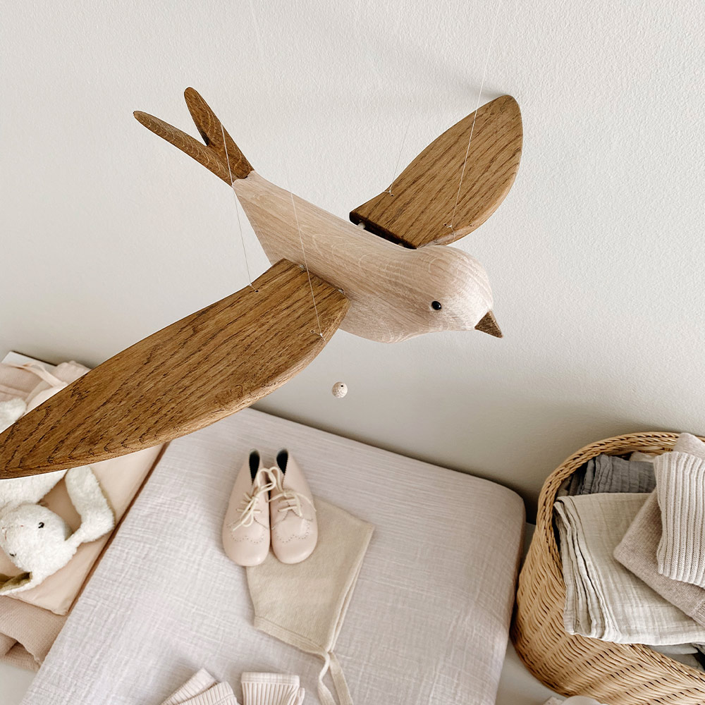 Mobile Oiseau Koko - Chêne fumé KAS Kopenhagen
