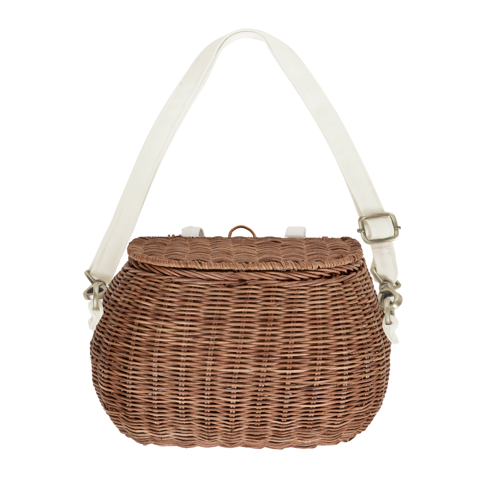 Grand panier en rotin MamaChari - Naturel - Olli Ella